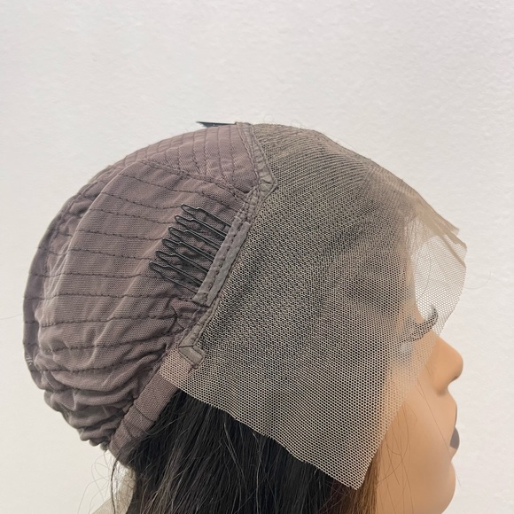 12” Ombré T1B/4 Brown, Bob Cut Lacefront Wig - Picture 12 of 13